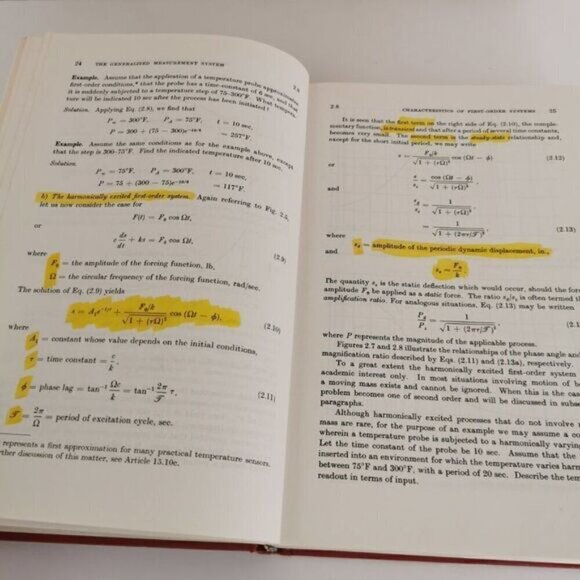 1973 Mechanical Measurements Textbook 2nd Ed, HIGHLIGHTING Beckwith Engineering - Picture 4 of 8